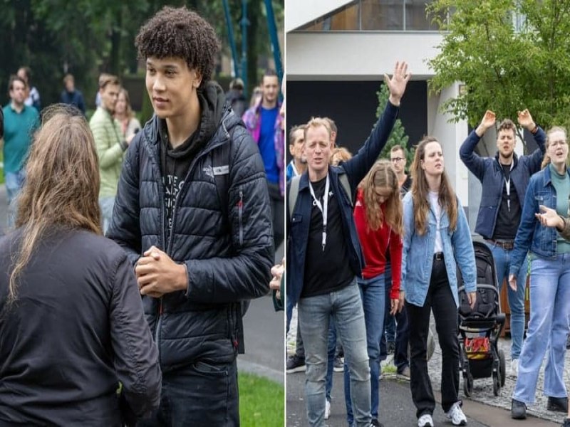 128 pessoas aceitam Jesus em evangelismo de rua na Holanda: ?Cristo  a resposta?